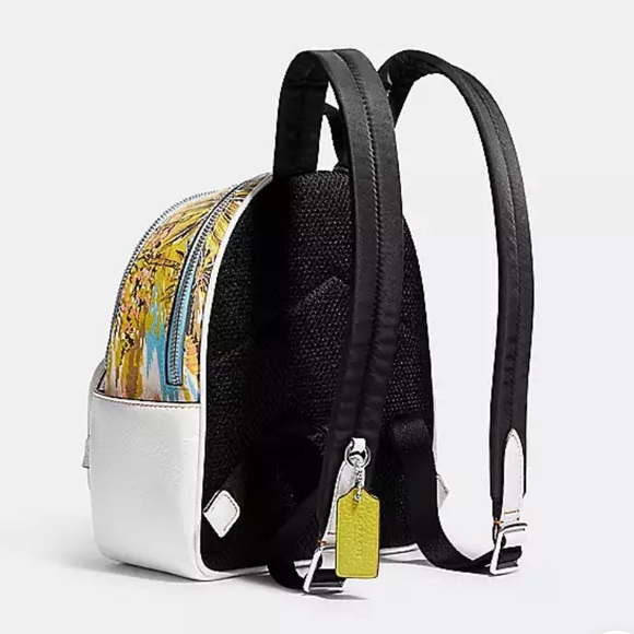 Coach Mini Court Backpack With Hawaiian Print NWT - Picture 6 of 8
